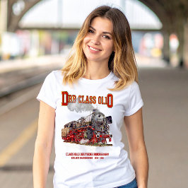 DRB Class 01.10 Steam Train. Deutsche Reichsbahn Tシャツ