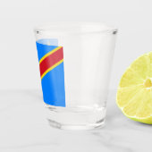 DRC（コンゴ民主共和国）の国旗 ショットグラス (右)