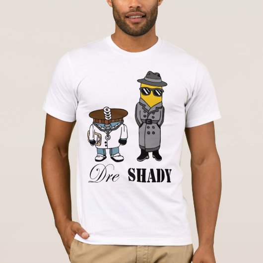 Dre及び影がある Tシャツ (正面)