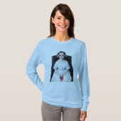 Dreadfulsの女性の長袖のTシャツの夜明け Tシャツ (正面フル)