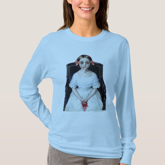 Dreadfulsの女性の長袖のTシャツの夜明け Tシャツ (正面)