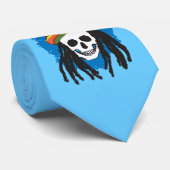 Dreadlockのスカル ネクタイ (ロール)