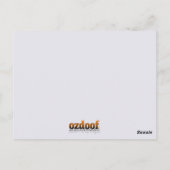 Dreadlockガールポストカード ポストカード (裏面)