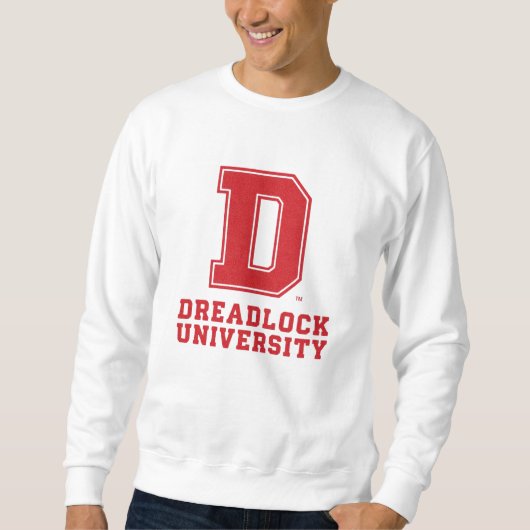 Dreadlock Appreciation Black Hair College Pullover スウェットシャツ (正面)