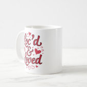 Dreadlock Heritage Valentine's Hair Love Mug コーヒーマグカップ (正面左)