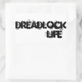 DREADLOCK LIFEスタンプ 長方形シール (バッグ)