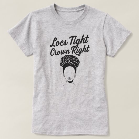 Dreadlock "Loc's Tight Crown Right" Retwist Tee Tシャツ (デザイン正面)