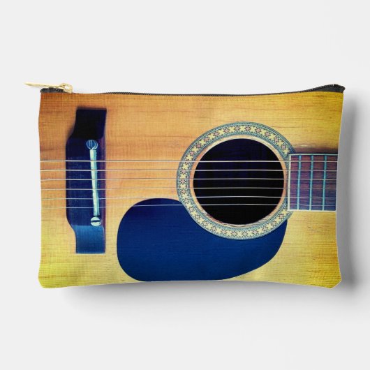 Dreadnought Acoustic 6-String Guitar Artist Design アクセサリーポーチ (正面)