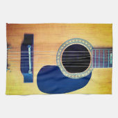 Dreadnought Acoustic 6-String Guitar Artist Design キッチンタオル (横)