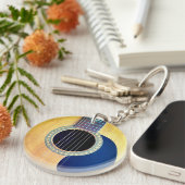 Dreadnought Acoustic 6-String Guitar Artist Design キーホルダー (正面右)