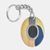 Dreadnought Acoustic 6-String Guitar Artist Design キーホルダー (正面左)