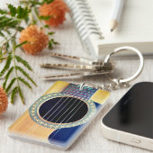 Dreadnought Acoustic 6-String Guitar Artist Design キーホルダー (正面右)