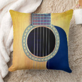 Dreadnought Acoustic 6-String Guitar Artist Design クッション (ブランケット)