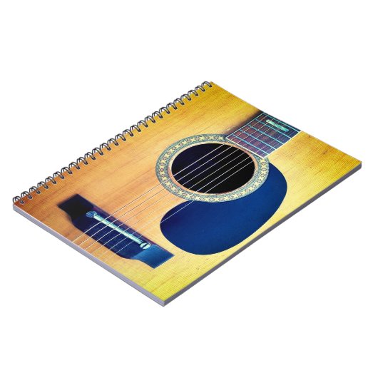 Dreadnought Acoustic 6-String Guitar Artist Design ノートブック (左側)