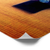 Dreadnought Acoustic 6-String Guitar Artist Design ポスター (角)