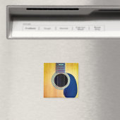 Dreadnought Acoustic 6-String Guitar Artist Design マグネット (インサイチュ (食洗機))