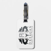 Dreaganの荷物のラベル ラゲッジタグ (裏面縦)