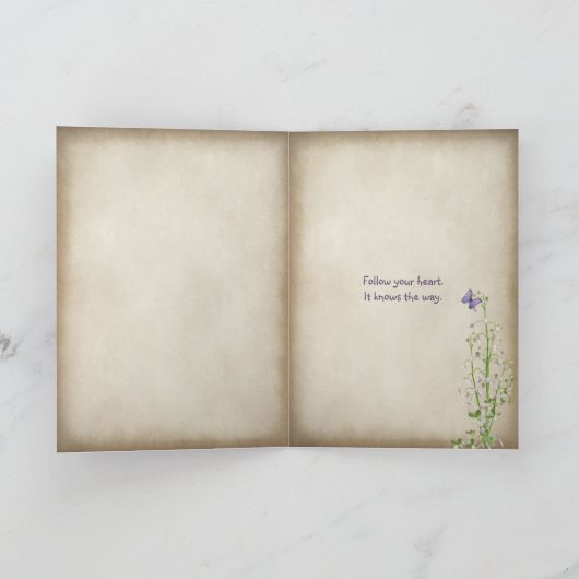 DREAM文字を石に彫った カード (内部)