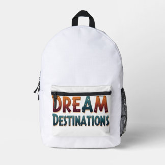 Dream Achieves Destination T-Shirt プリントバックパック