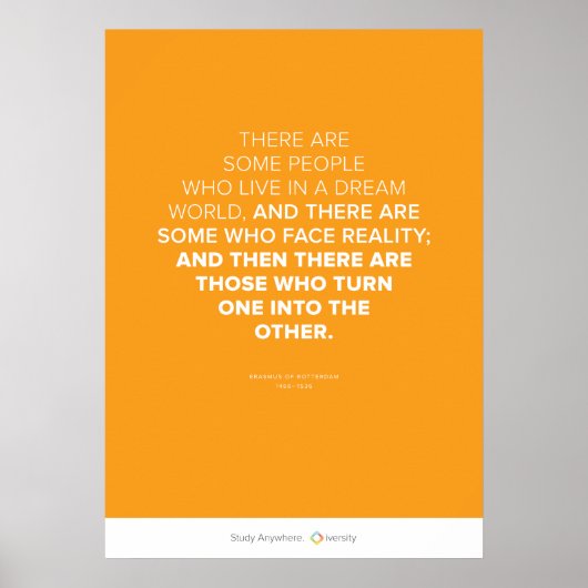 Dream and Reality ポスター (正面)