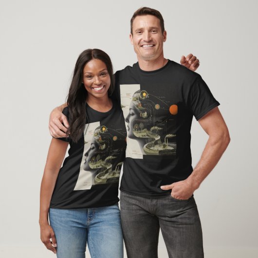 Dream Atlas — Surreal Mind Map Collage Tシャツ (ユニセックス)