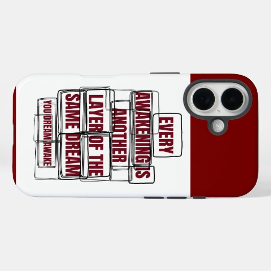 Dream Awake phone case Case-Mate iPhoneケース (裏面 (横))