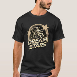 Dream Beyond Stars Astronaut T-Shirt | Vaporwave  Tシャツ