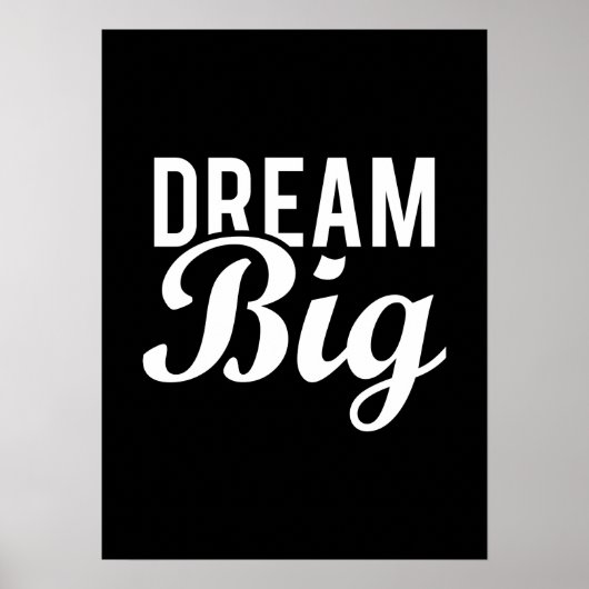 Dream Big – ジム、ハッスル、成功やる気を起こさせる、 ポスター (正面)