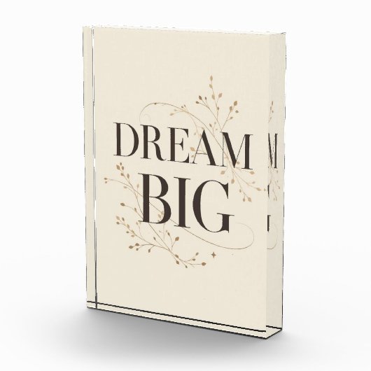 Dream Big フォトブロック (右)