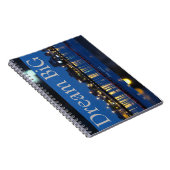 「Dream BiG – 小さく始める。」 スパイラルノートブック ノートブック (右側)