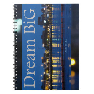 「Dream BiG – 小さく始める。」 スパイラルノートブック ノートブック