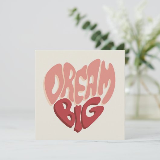 Dream Big:成功のための有意義なことわざ シーズンカード (スタンド正面)