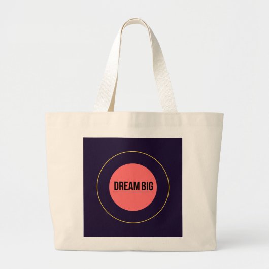 Dream Big — 90s Maximalist Tote Bag | Retro ラージトートバッグ (正面)