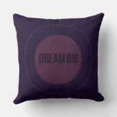 Dream Big - 90s Retro Throw Pillow | Maximalist   クッション (裏面)