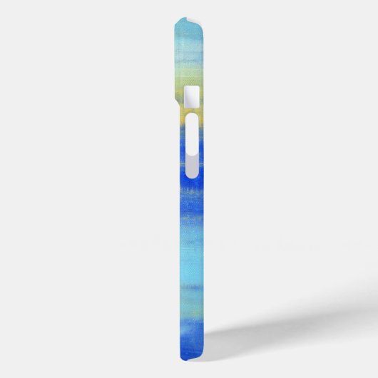 Dream Big - Blue Turquoise Nautical Abstract Art Case-Mate iPhoneケース (裏面 / 左)