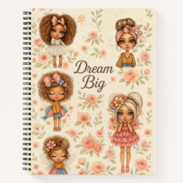 Dream Big  Chibi Girls Journal ノートブック