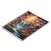 "Dream big" dragonflies and Mystical Forest ノートブック (左側)