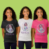 Dream Big Girl Inspiring Empowering Kids Tee Tシャツ