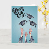 Dream Big Graduation Card | Class of 2026 Congrats カード (黄色い花)