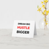 Dream Big Hustle Bigger 2 カード (黄色い花)
