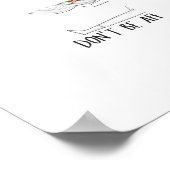 Dream Big – Inspirational Hand-Drawn Poster  ポスター (角)