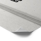 Dream Big Inspirational Quote Urban Style ポスター (角)