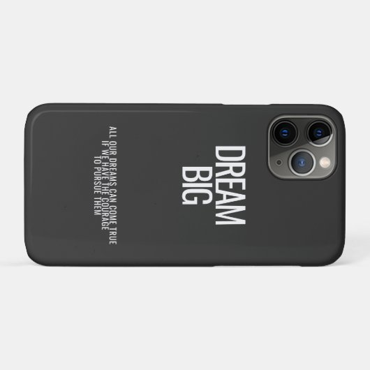Dream Big iPhoneケース Case-Mate iPhoneケース (裏面(横))