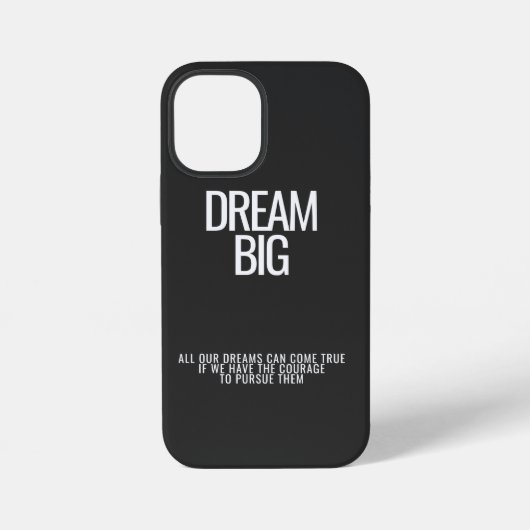 Dream Big iPhoneケース iPhone 12 Miniケース (裏面)