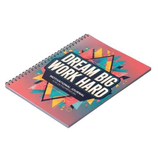 Dream Big Journal for Entrepreneurs ノートブック (左側)