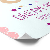 Dream big kids room decor Poster ポスター (角)