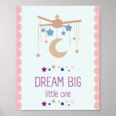 Dream big kids room decor Poster ポスター (正面)