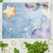 Dream big little elephant tea towel キッチンタオル (折り畳み)