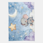 Dream big little elephant tea towel キッチンタオル (縦)
