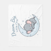 Dream Big, Little One フリースブランケット (正面)